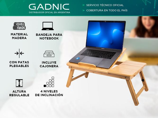 Mesa Bandeja Para Notebook Gadnic Regulable  - 1