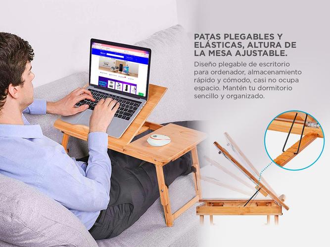 Mesa Bandeja Para Notebook Gadnic Regulable  - 3