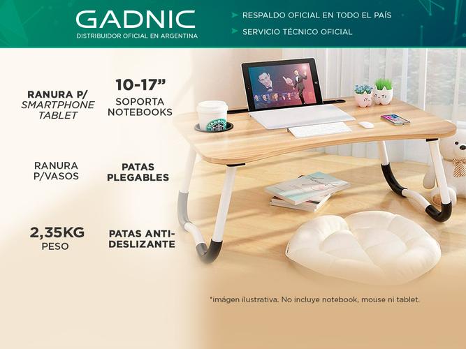 Mesa Para Notebook Gadnic M8980 Plegable  - 1