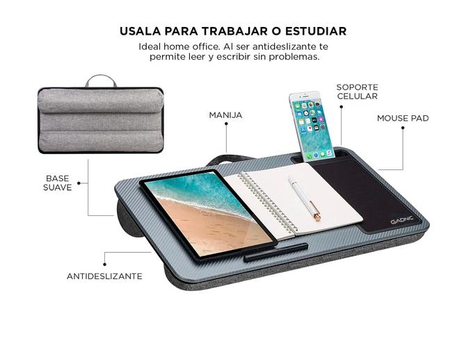 Mesa para Notebook Gadnic Antideslizante Con Mouse Pad - 3