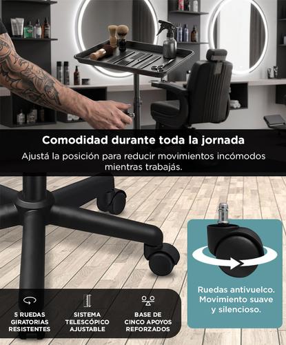 Bandeja Barbería Regulable Con Ruedas Care By Gadnic - 2