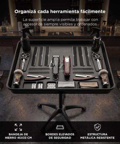 Bandeja Barbería Regulable Con Ruedas Care By Gadnic - 3