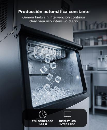 Máquina De Hielo Industrial Cuk By Gadnic 160 Kg Diarios Acero Inoxidable 90 Kg Almacenamiento - 2