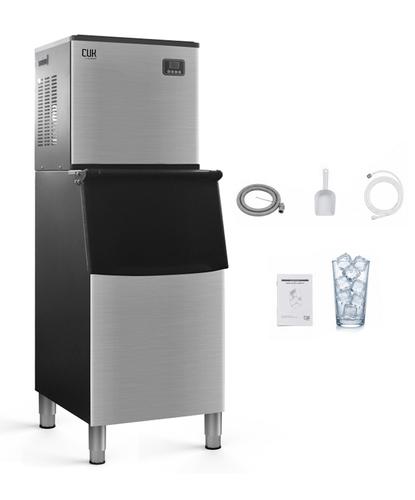 Máquina De Hielo Industrial Cuk By Gadnic 160 Kg Diarios Acero Inoxidable 90 Kg Almacenamiento - 6