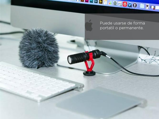Micrófono Profesional GM-50 Gadnic Cardioide para Cámara y Celular - 4