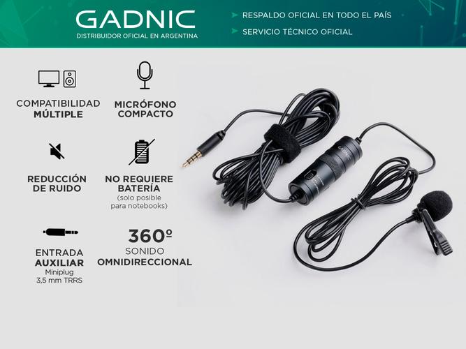 Microfono Condensador Gadnic GM-51 Omnidireccional  - 1