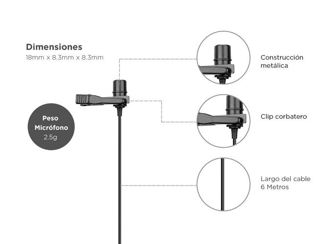 Microfono Condensador Gadnic GM-51 Omnidireccional  - 5