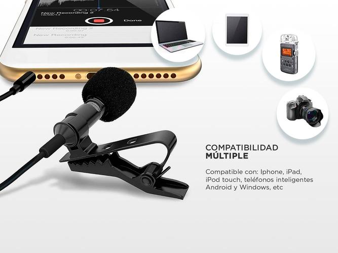Micrófono Solapa 3.5mm Gadnic Para Iphone Android Smartphone   - 2