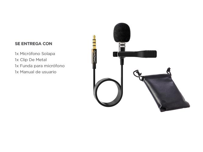 Micrófono Solapa 3.5mm Gadnic Para Iphone Android Smartphone   - 6