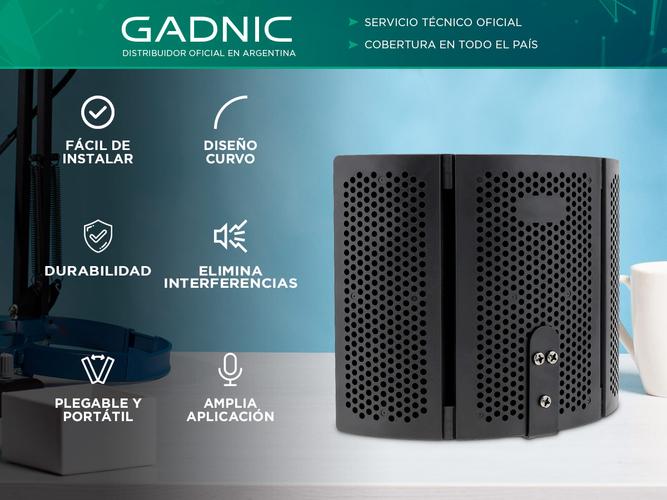 Escudo Gadnic de Aislamiento de Micrófono Usado - 1