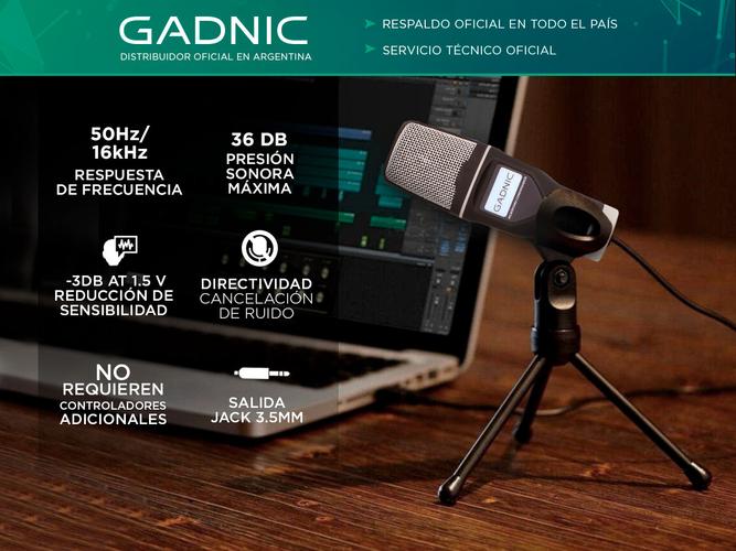 Microfono Condenser Gadnic MCC11 Omnidireccional - 1