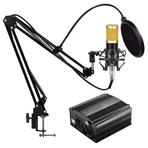 Kit Microfono Profesional Condenser Con Brazo + Phanton 20hz  - 0