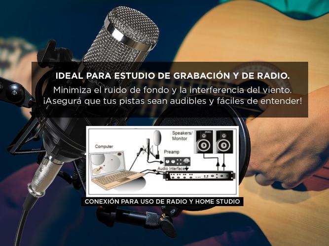 Micrófono Condensador Gadnic + Accesorios  - 3