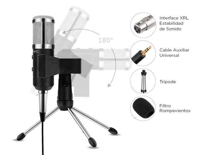 Microfono Condenser Gadnic GM-600 Gamer Stream - 4