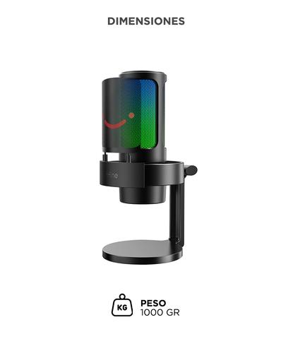 Micrófono Fifine A8 con USB RGB y Filtro Antipop para Transmisión - 5
