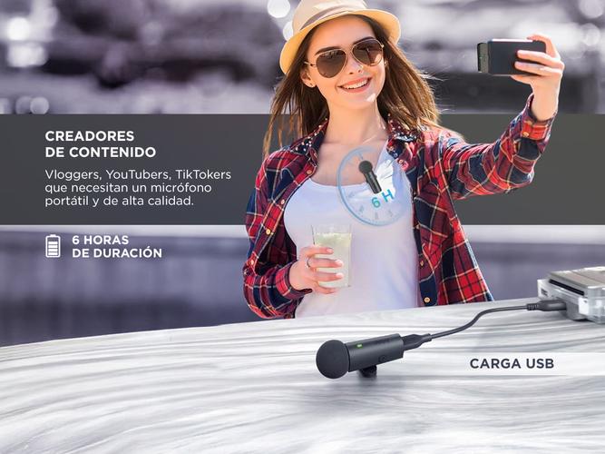 Kit Micrófonos Inalámbricos Fifine M8 con Reducción de Ruido - 2