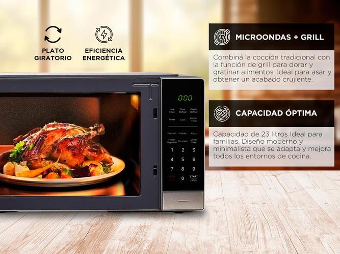 Microondas Digital Gadnic 23Lts Funcion Grill  - 2