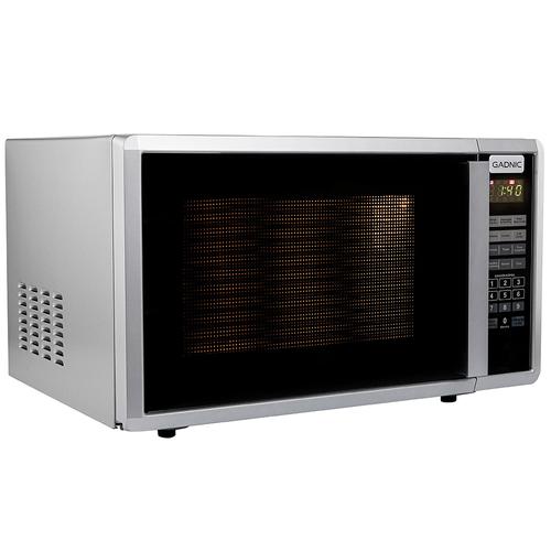 Microondas Grill 28 Lts Gadnic Acero Inoxidable - 0