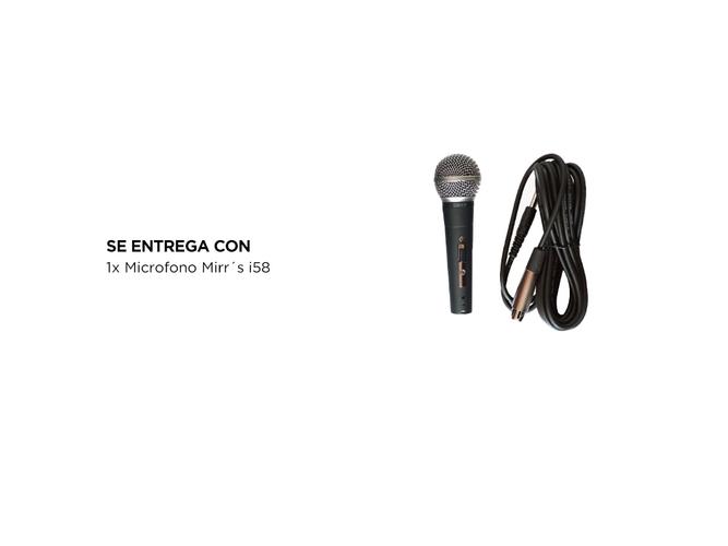 Micrófono i58 Dinámico Cardioide Cuerpo Metálico Mirr´s - 4