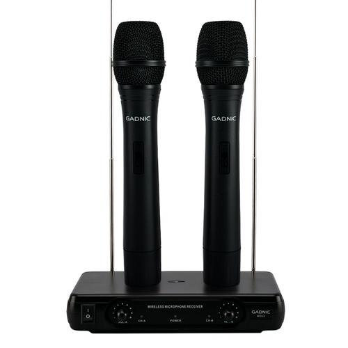 Micrófono Inalámbrico Gadnic M203 de Mano Ideal Karaoke Conferencias 2CH - 0