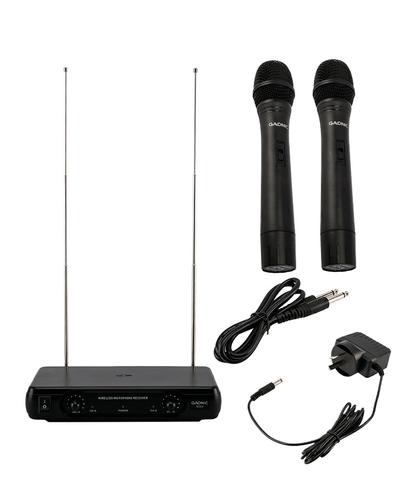 Micrófono Inalámbrico Gadnic M203 de Mano Ideal Karaoke Conferencias 2CH - 6