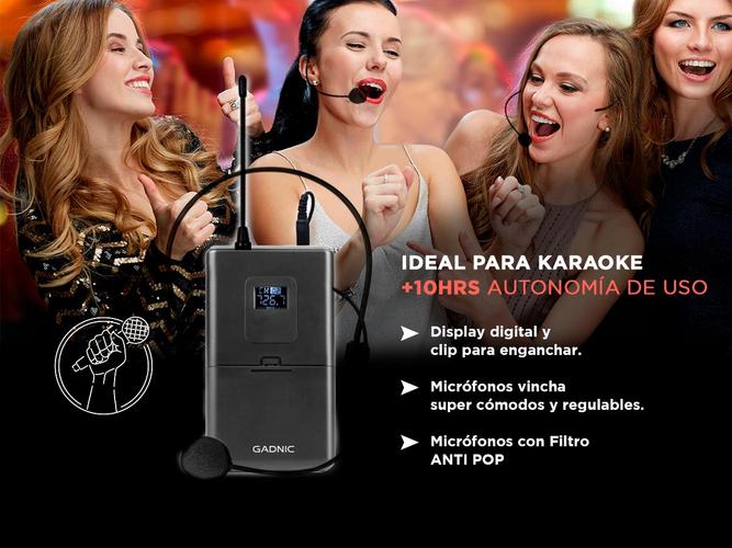 Microfono Inalámbrico Profesional GADNIC - 4