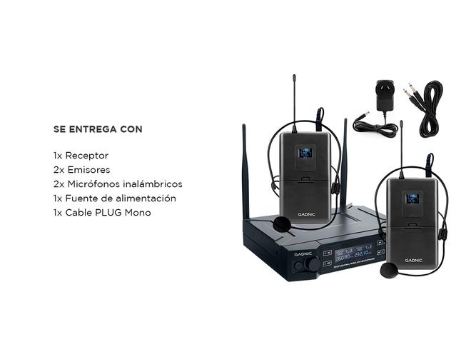 Microfono Inalámbrico Profesional GADNIC - 6