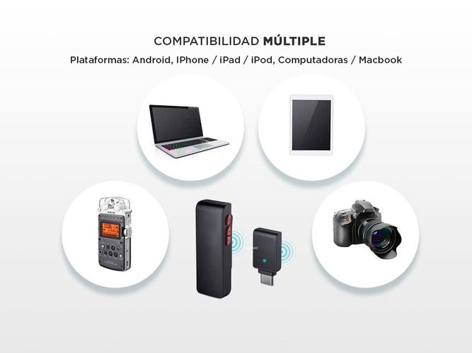 Microfono Inalambrico Gadnic De Solapa 2.4ghz - 4