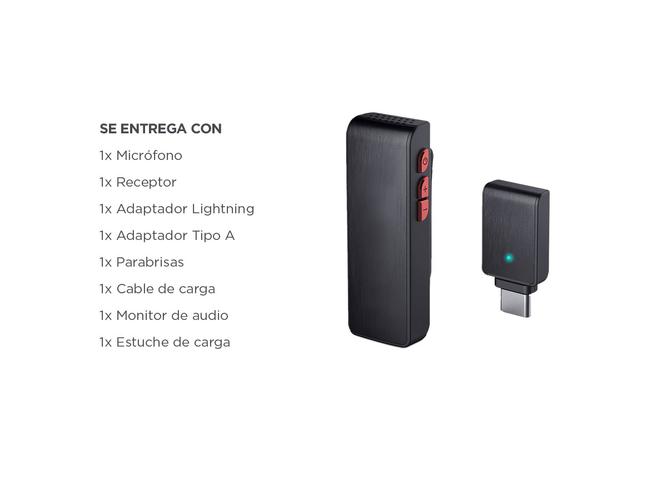 Microfono Inalambrico Gadnic De Solapa 2.4ghz - 6