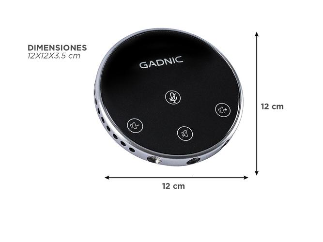 Micrófono De Conferencia Portátil Gadnic Altavoz USB  - 4