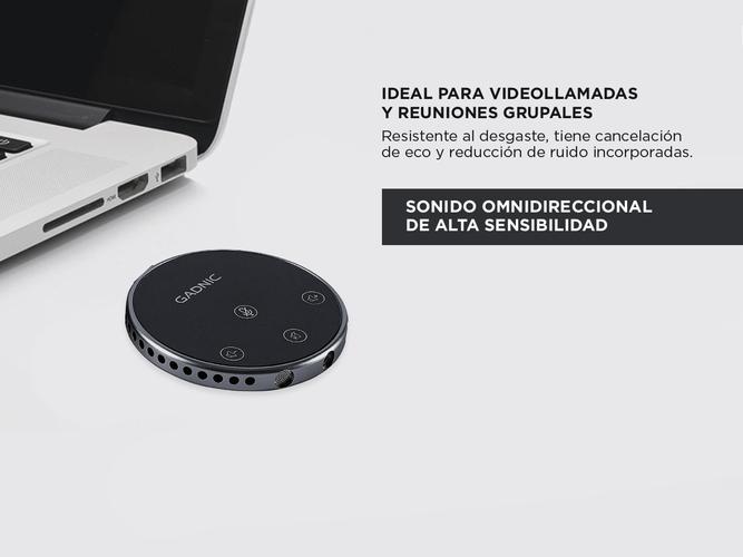 Micrófono De Conferencia Portátil Gadnic Altavoz USB  Usado - 3