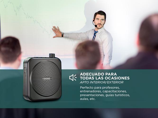 Microfono Amplificador Gadnic Portátil  - 3
