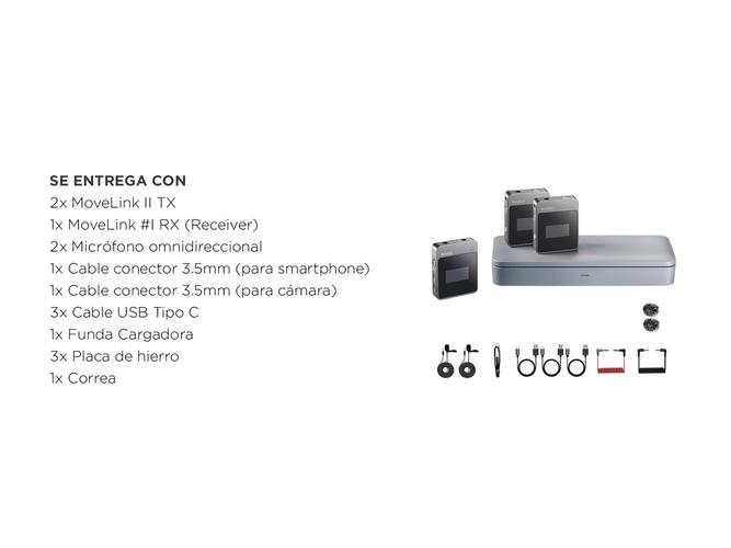 Sistema de Microfono Inalambrico Godox Con Funda Cargadora - 6