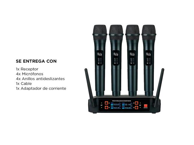 Kit de Micrófonos Inalámbricos Gadnic y Caja Receptora - 6