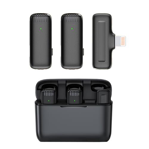 Microfono Inalambrico Corbatero Gadnic con Caja Cargadora - 0