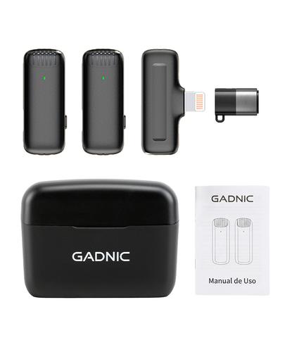 Microfono Inalambrico Corbatero Gadnic con Caja Cargadora - 6