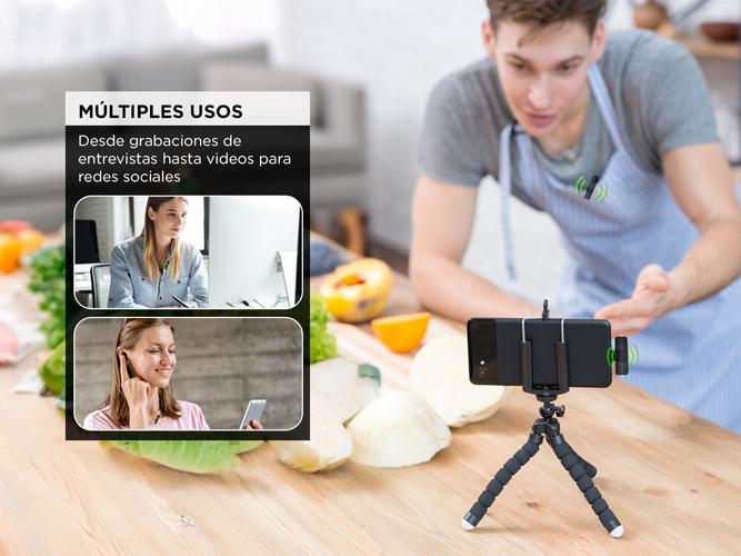 Set Micrófonos Inalámbricos Minis Gadnic Usb Tipo C Usado - 2