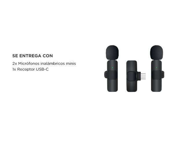 Set Micrófonos Inalámbricos Minis Gadnic Usb Tipo C - 5