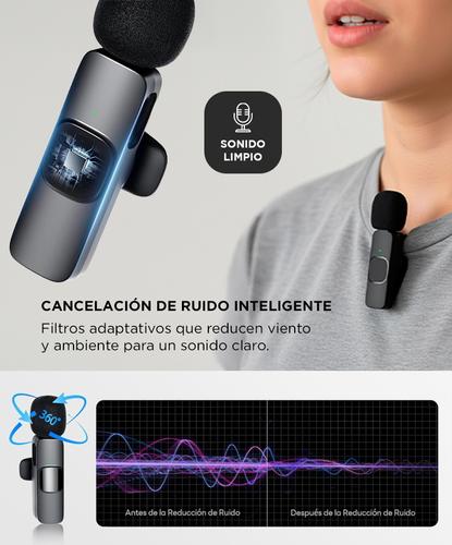 Set Micrófonos Inalámbricos Minis Gadnic Usb Tipo C - 2