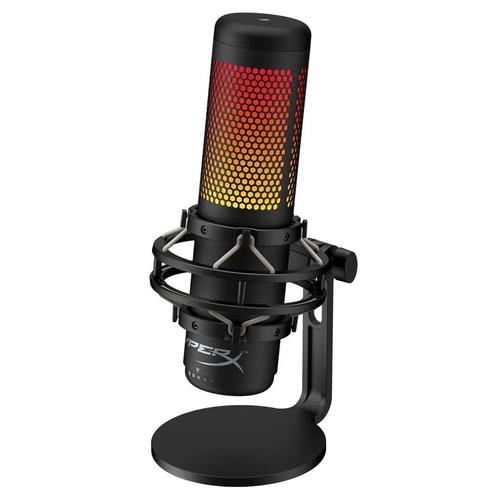 Micrófono Condensador Hyperx Quadcast S Rgb Multipatrón Filtro Anti-Chasquidos - 0