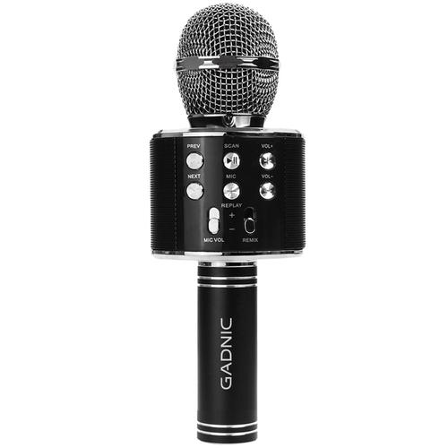 Micrófono Gadnic KM-01 Karaoke Inalámbrico Bluetooth c/ Efectos de Voz - 0
