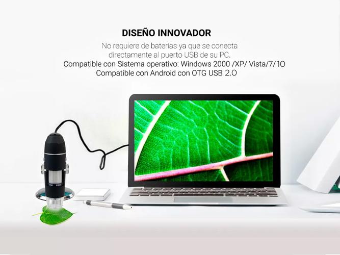Microscopio Digital con Cámara U1000X  5MPx - 2