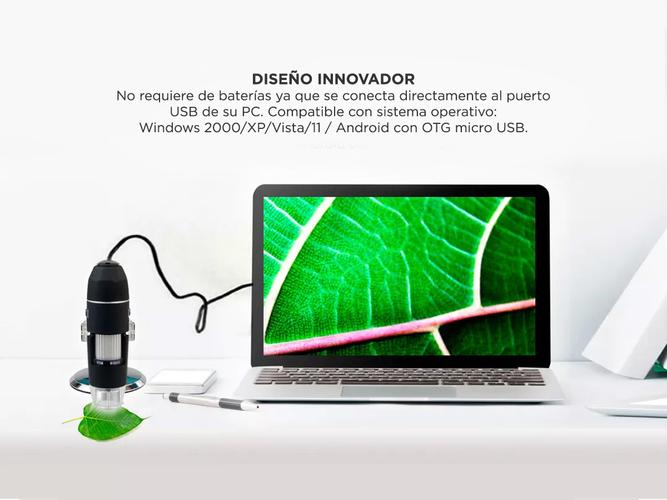 Microscopio Digital con Cámara U1000X | 5MPx - 2
