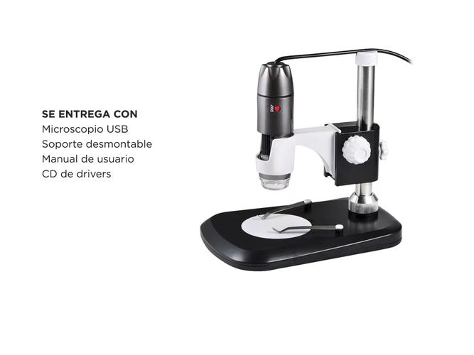 Microscopio Digital con Cámara U1000X | 5MPx - 5