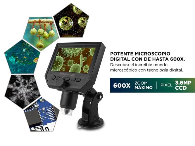 Microscopio Digital Gadnic MI10 600X 3.6MP - 2