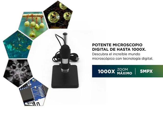 Microscopio Optico Digital Gadnic 1000x Electronico LED USB  - 2