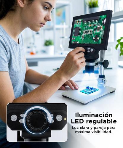 Microscopio Optico Digital Gadnic 1200x Pantalla Lcd Hd - 4