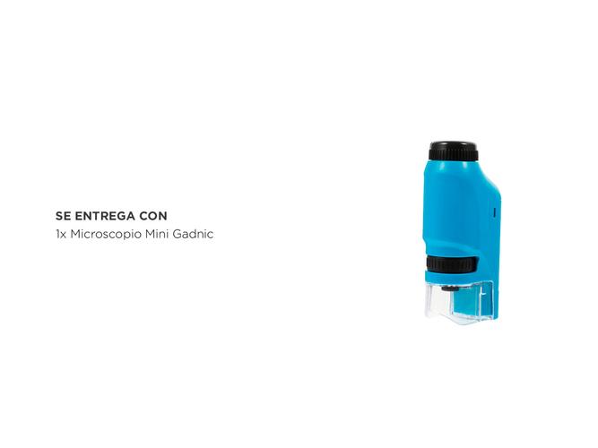 Microscopio Mini Gadnic Portátil Con Luz LED  - 4