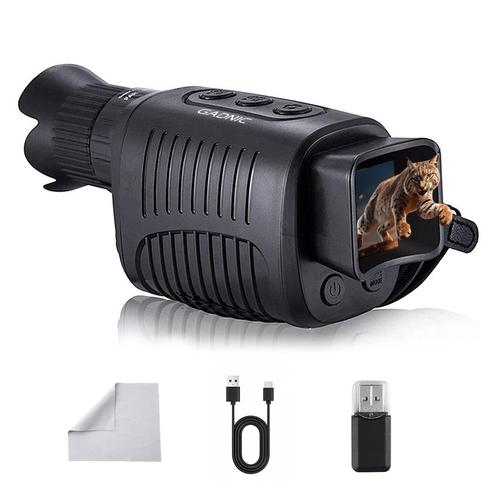 Monocular Vision Nocturna Gadnic Infrarrojo 1080p Zoom Digital 10x Pantalla 154 TFT - 0