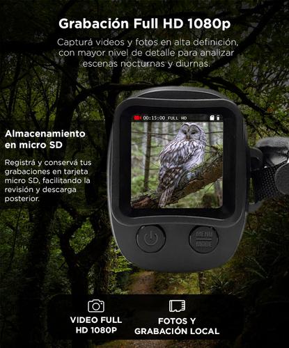 Monocular Vision Nocturna Gadnic Infrarrojo 1080p Zoom Digital 10x Pantalla 154 TFT - 2